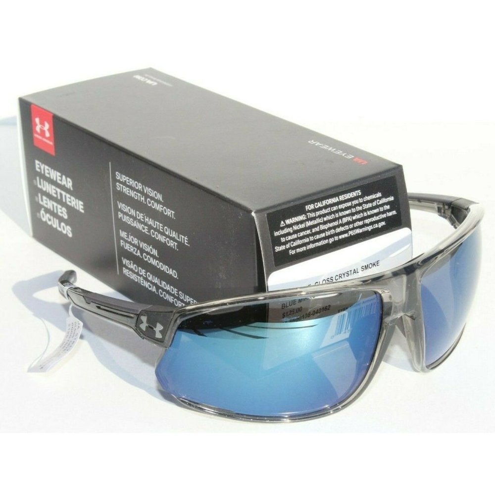 UNDER ARMOUR Strive Sunglasses Gloss Crystal Smoke